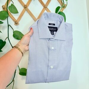 KENNETH COLE Awearness Slim Fit 80's 2-ply Cotton Break Resistant Button Up